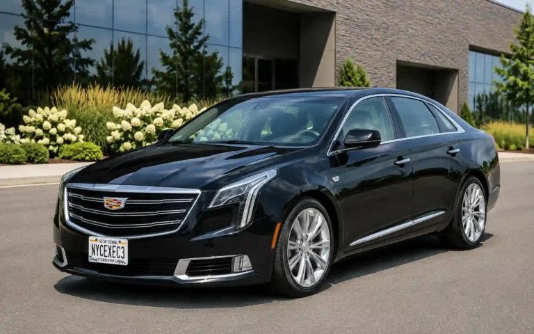 Black Cadillac XTS executive sedan from The New York Limo