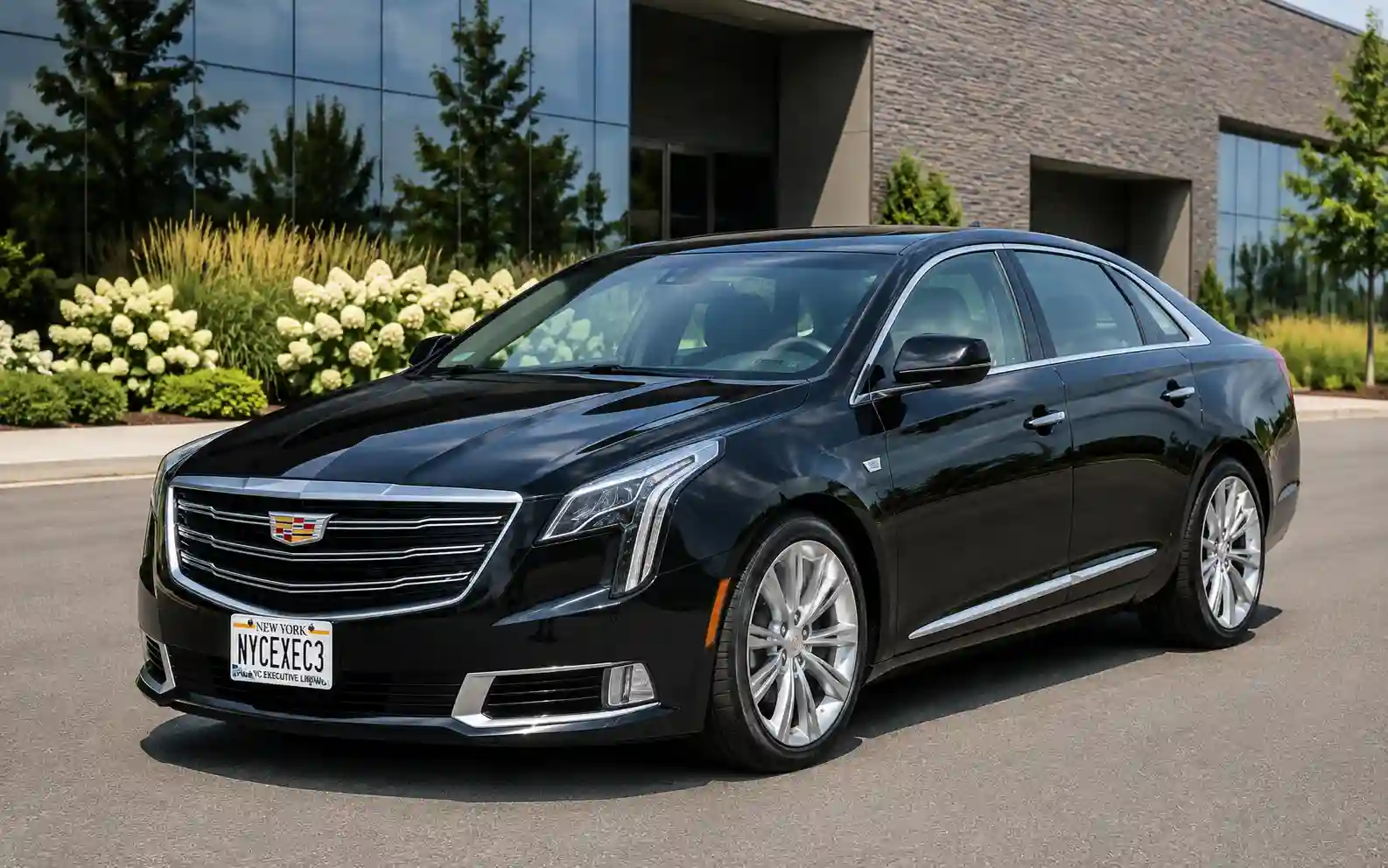 Black Cadillac XTS executive sedan from The New York Limo