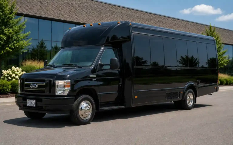 28-passenger executive mini bus for group transportation in New York